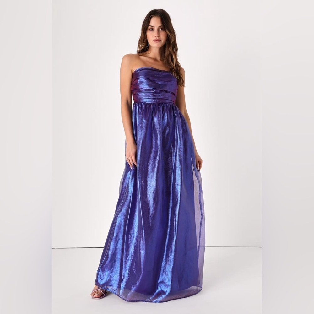 Lulu's Shimmering Purple Gown